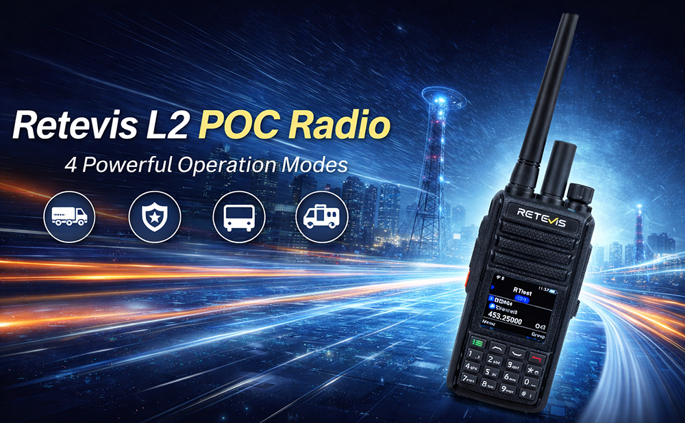 Discover the Retevis L2 POC Radio: Four Powerful Operation Modes for Versatile Communication