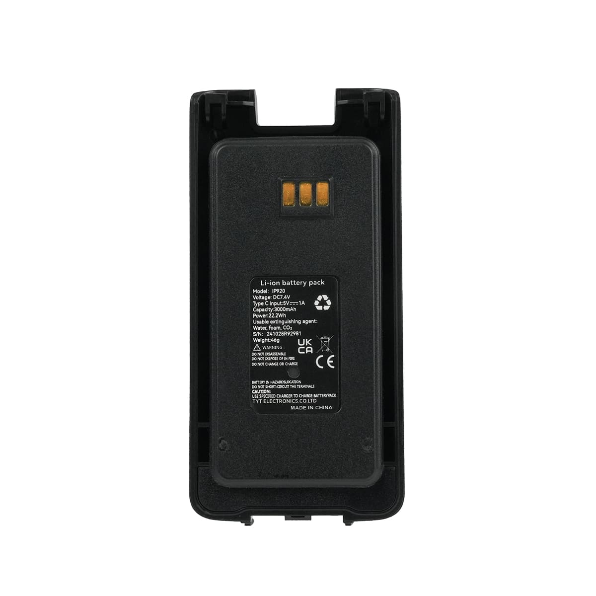 3000mAh Original Rechargeable Li-ion Battery for Retevis MateTalk L2 PoC Radio