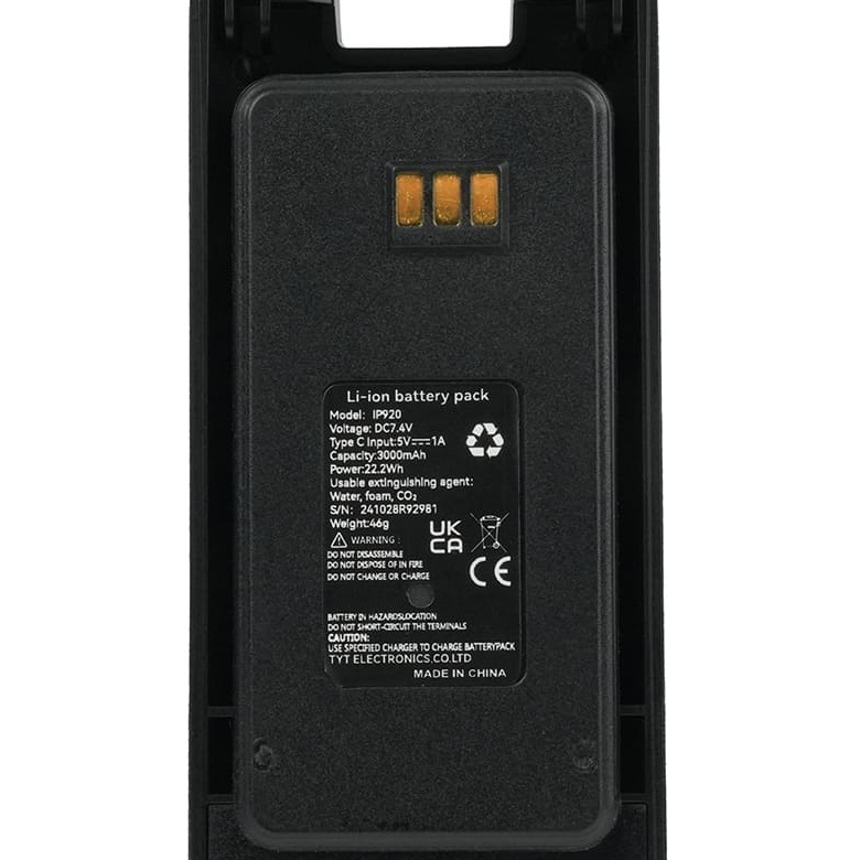 3000mAh Original Rechargeable Li-ion Battery for Retevis MateTalk L2 PoC Radio