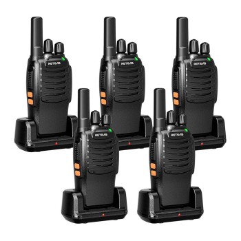 Retevis H777 Business FRS Radio | License-Free | USB-C and Base Charging | 1000mAh Battery | LCD Screen | VOX