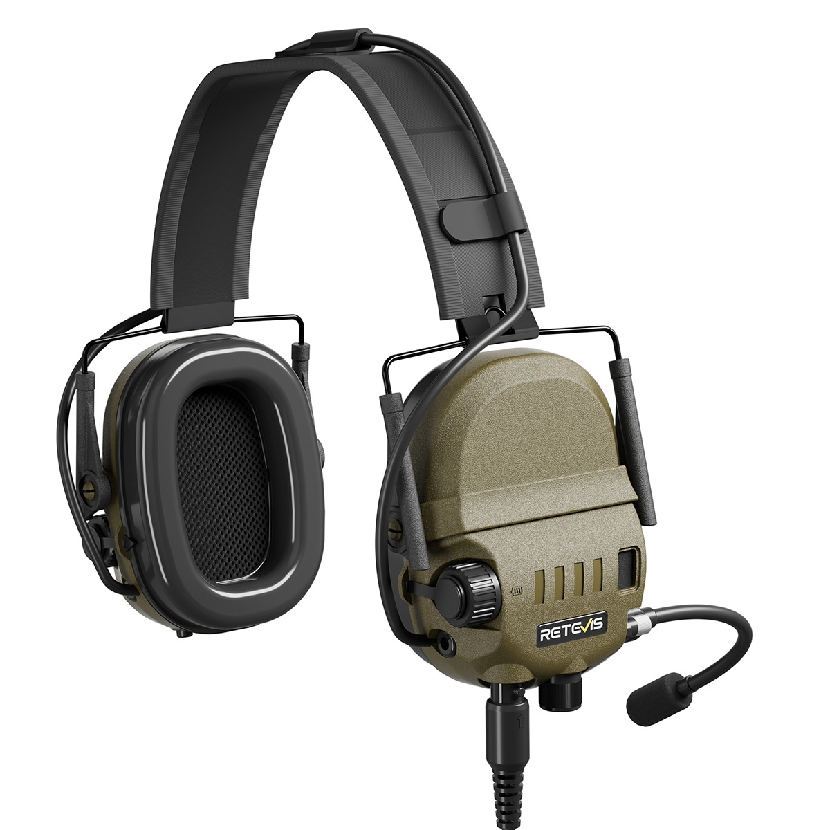 Retevis EH080K Electronic Hearing Protection and Noise-Cancelling Headset