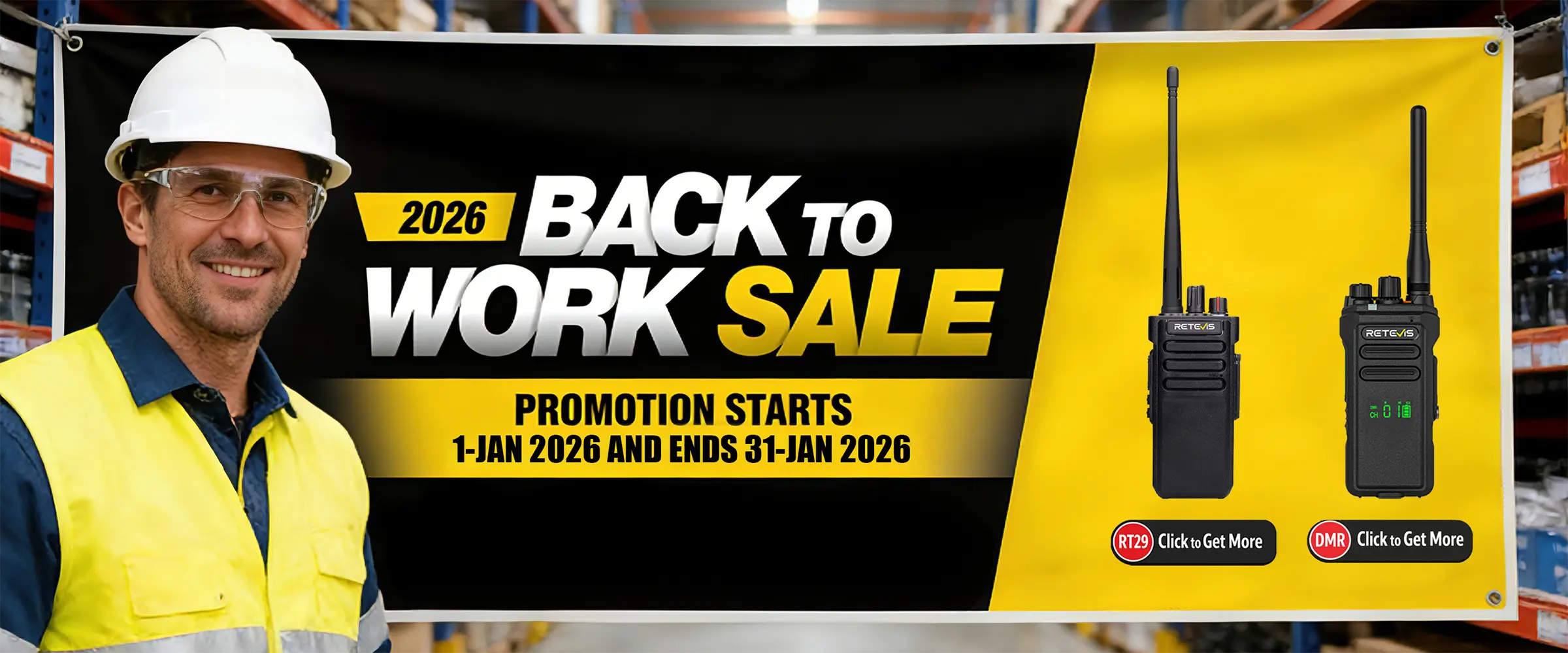 Retevis Back-to-Work Sale