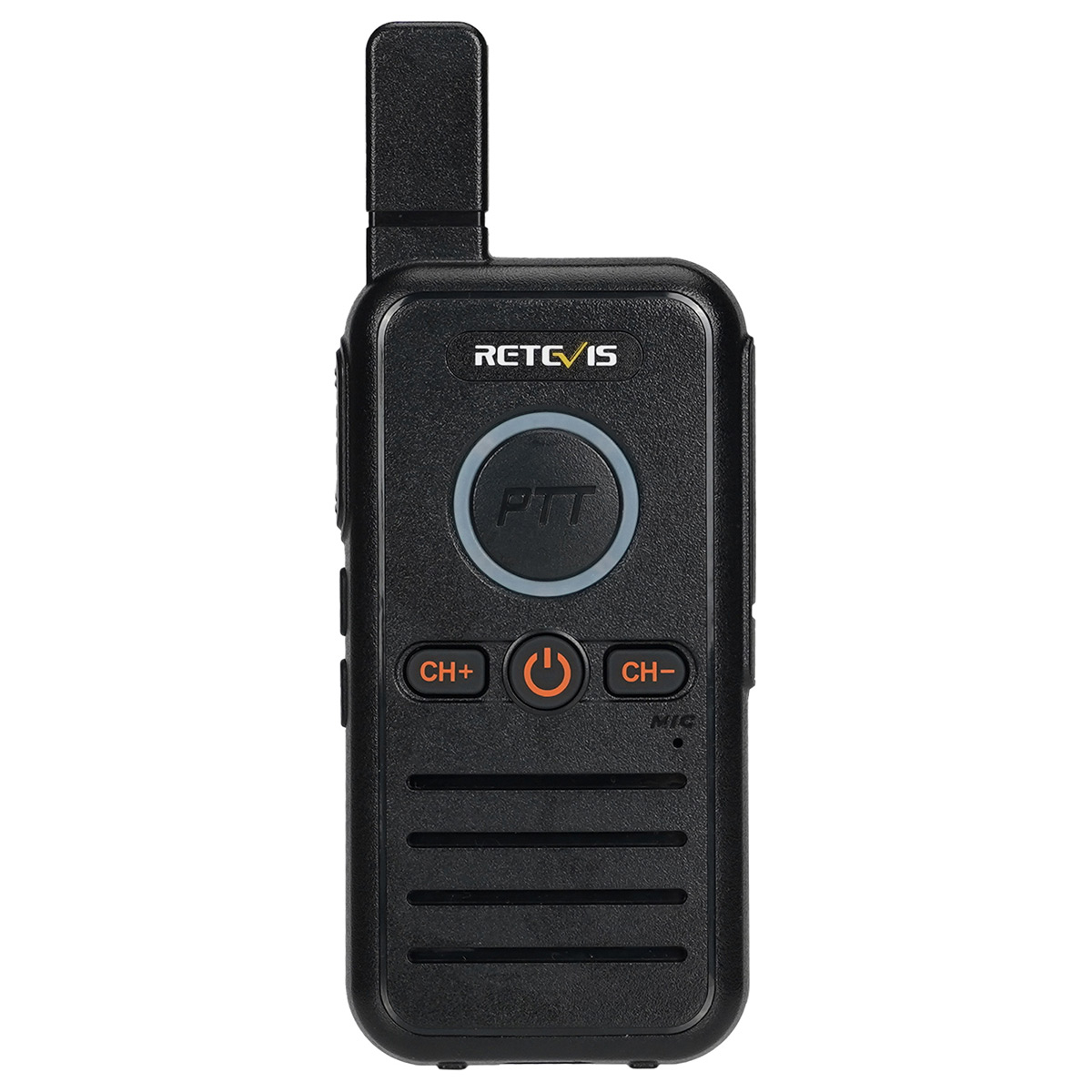 RB645 Small Dual PTT License-free Two-Way Radios with Earpieces 10 packs