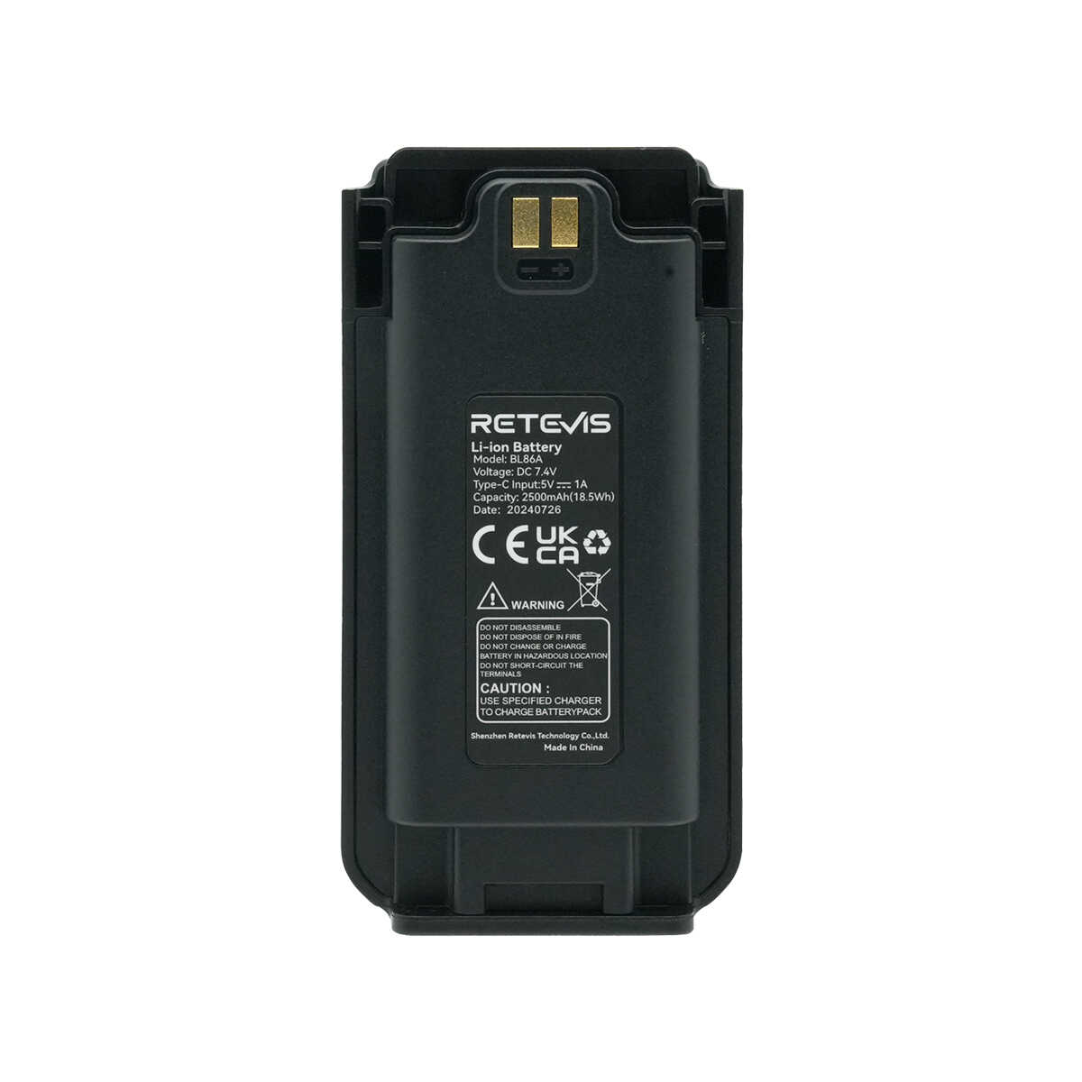 2500mAh Battery for RT86A