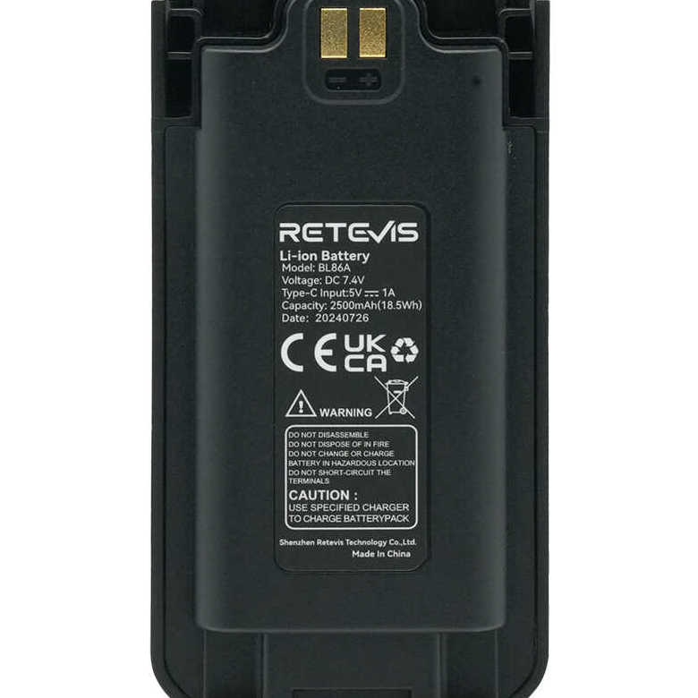 2500mAh Battery for RT86A
