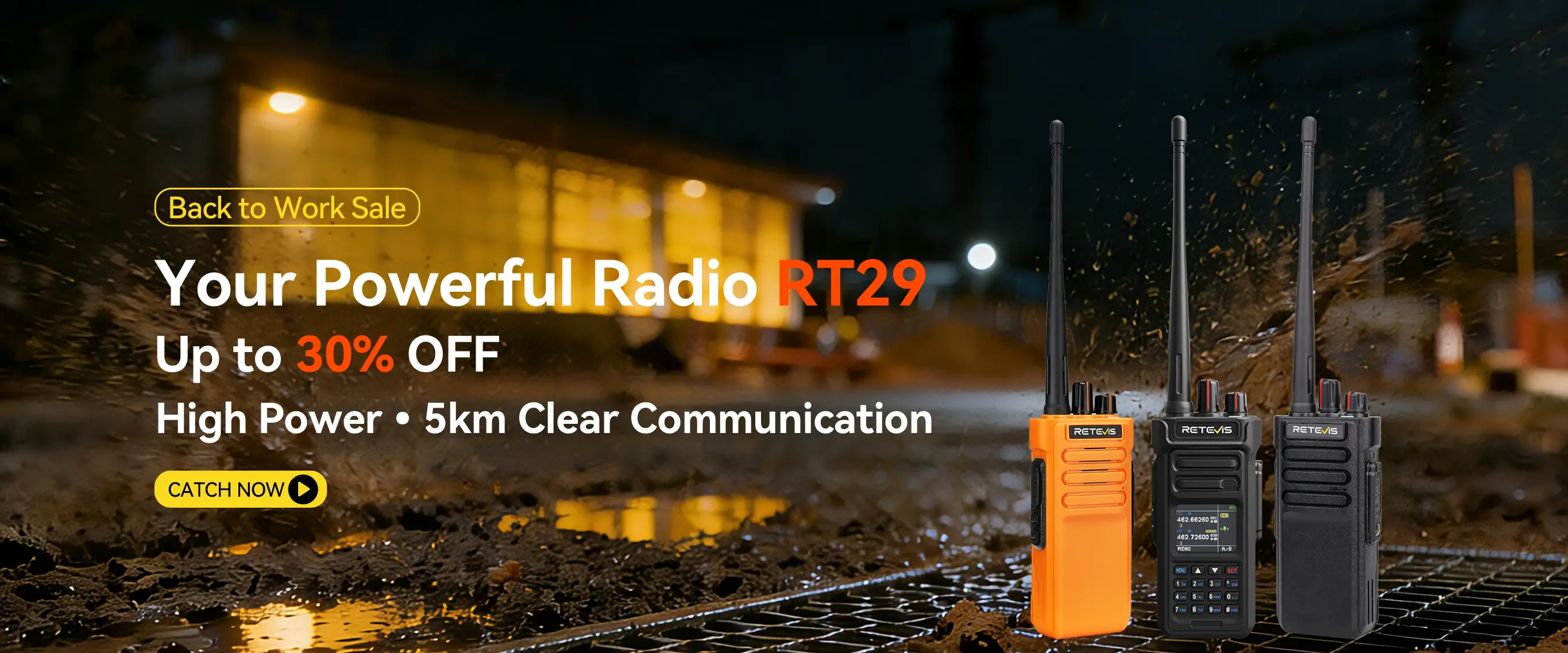 10W Long Range Two-Way Radio