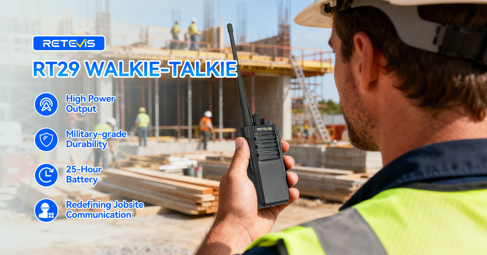 Retevis RT29 High Power Long Range Radio 