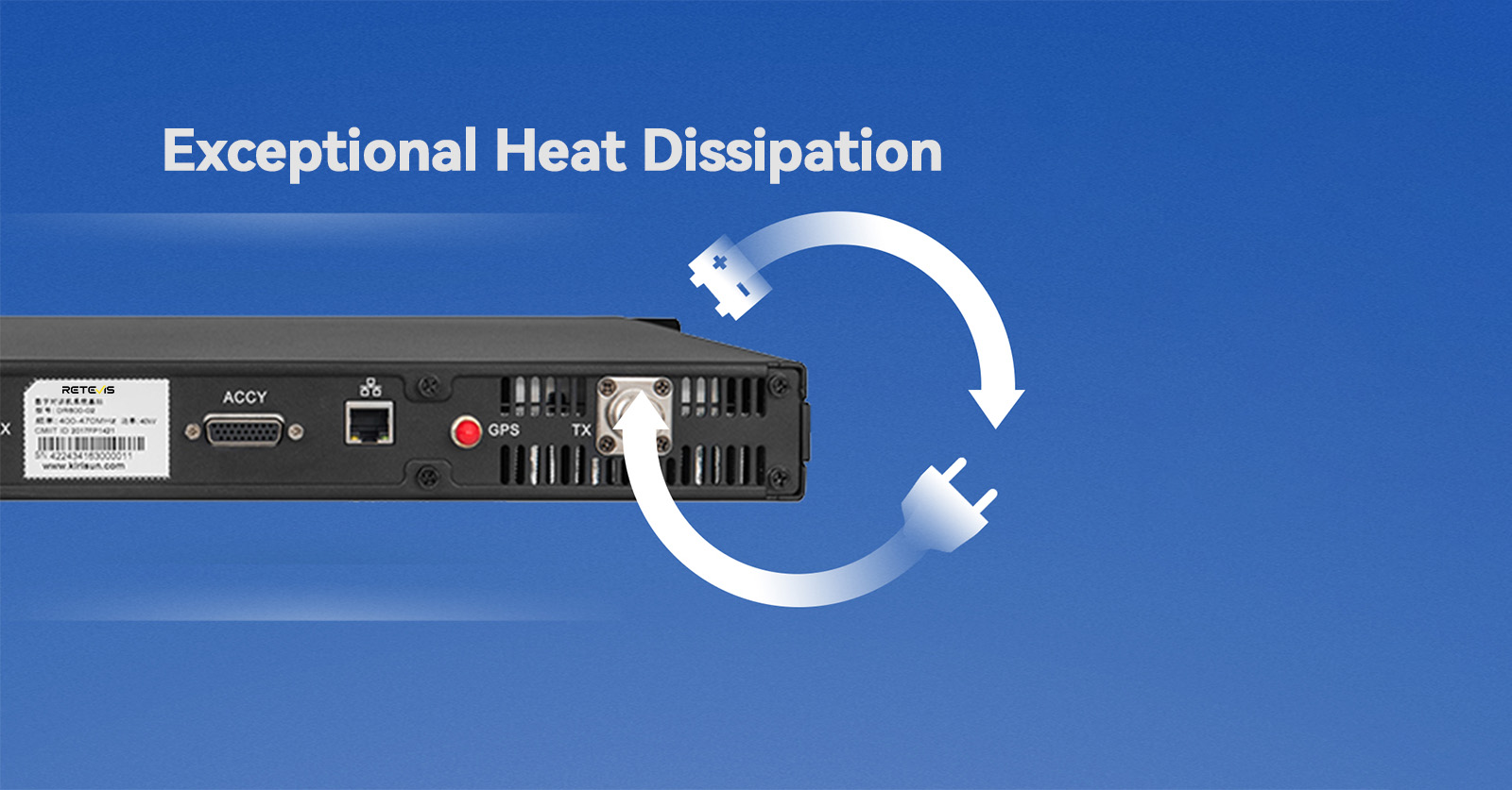 Exceptional Heat Dissipation for Continuous High-power Operation