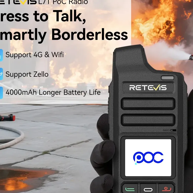 Retevis L71 POC Radio 4G Android Network Two Way Radio with GPS （US）