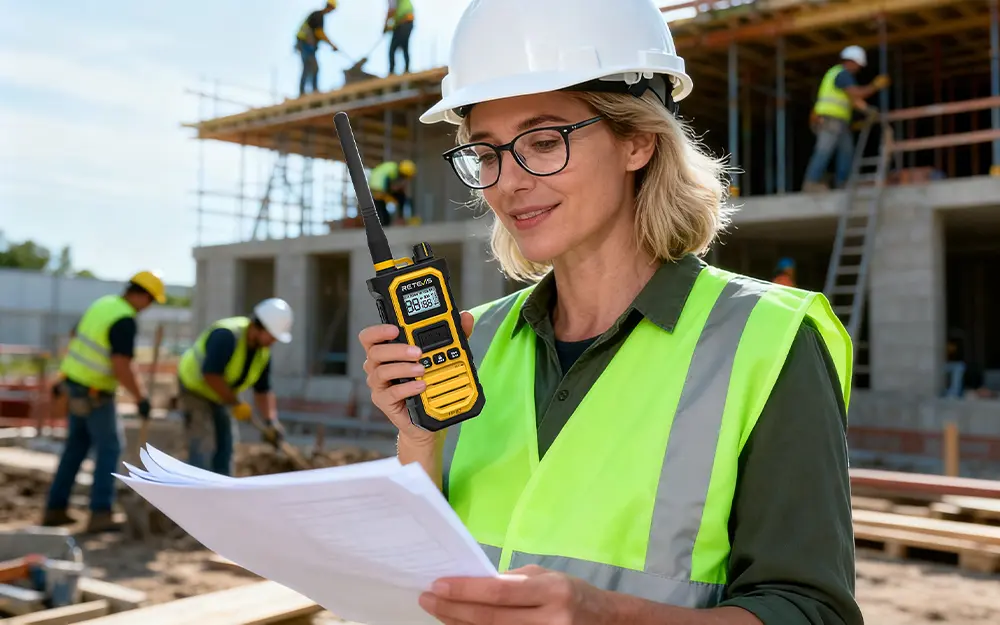 Construction site communication solution