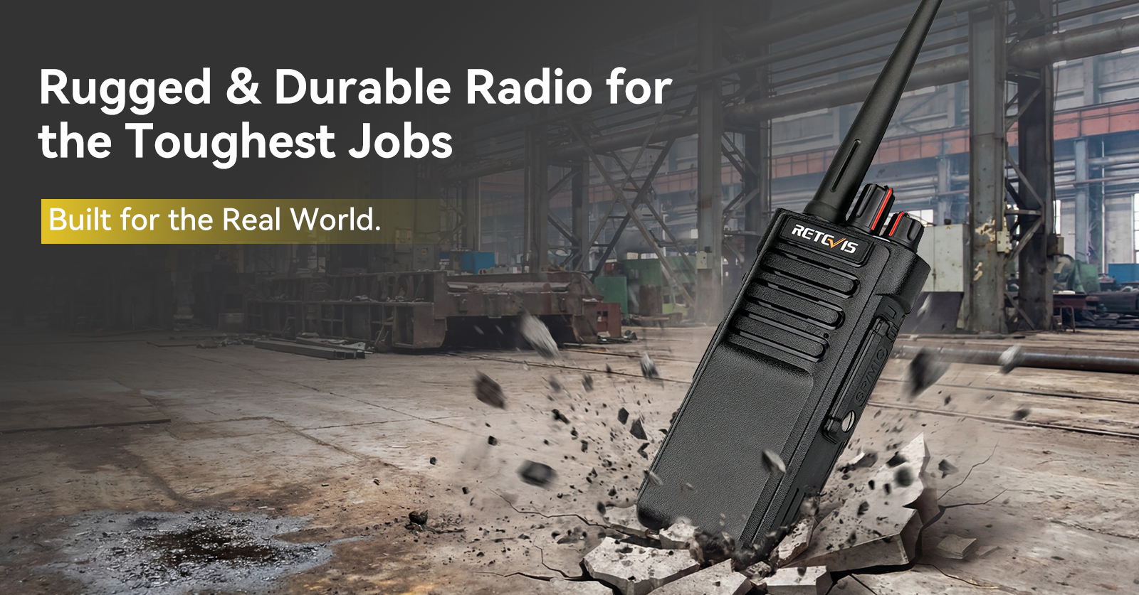 Retevis RT29 Radio with rugged and durable design