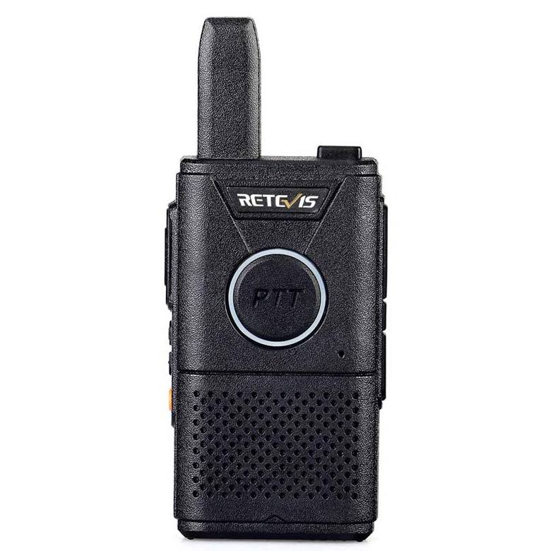 Retevis RT18 FRS Radio 2 Packs | License-Free | 1000mAh Lithium-ion Battery | Dual PTT | Ultra Thin | VOX