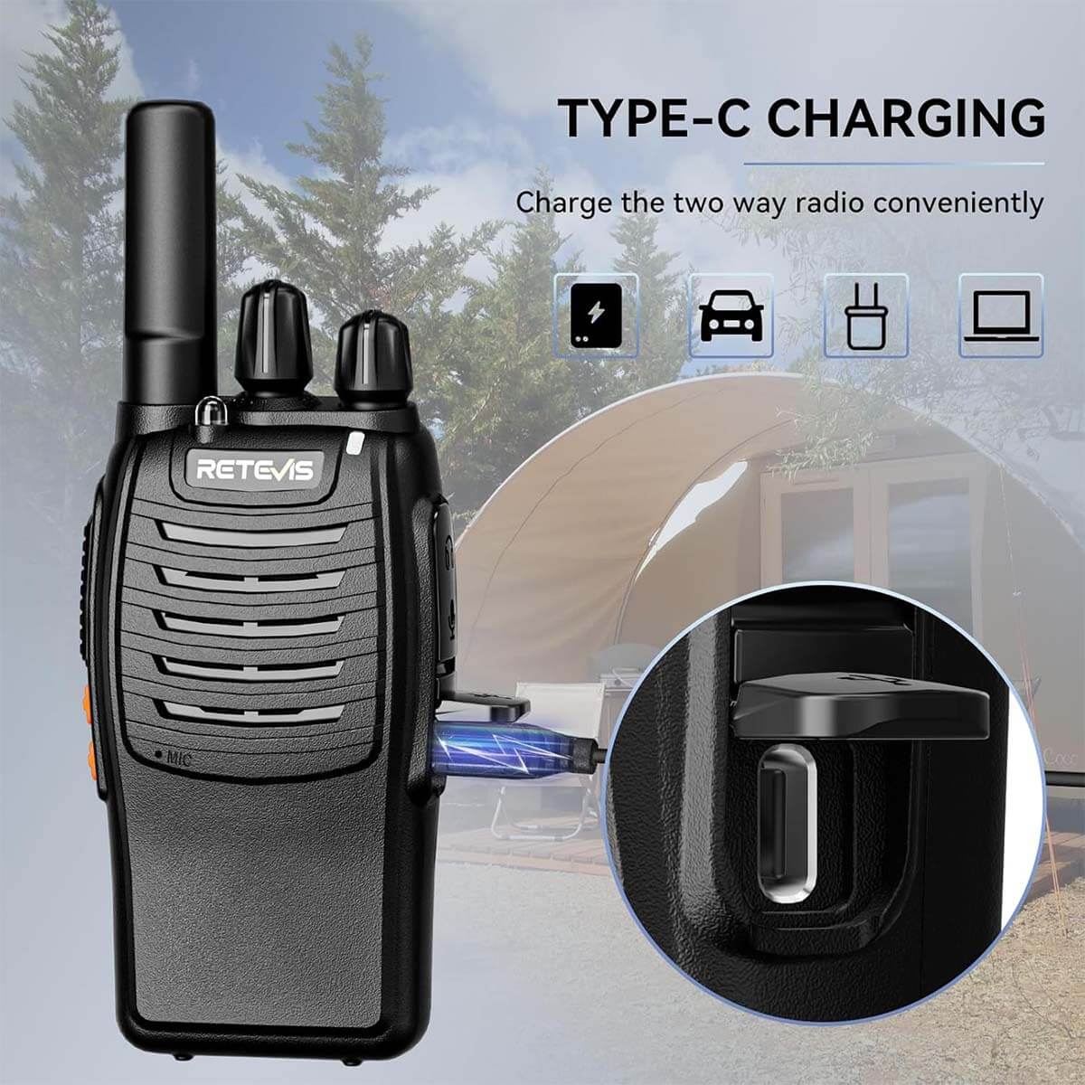 H777 Handheld Business FRS Radio (6 Pack)