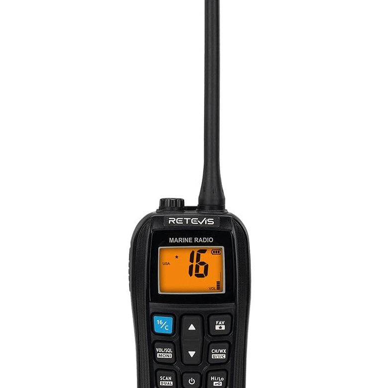 Retevis RM22 6W Handheld Floating VHF Marine Radio With NOAA Weather