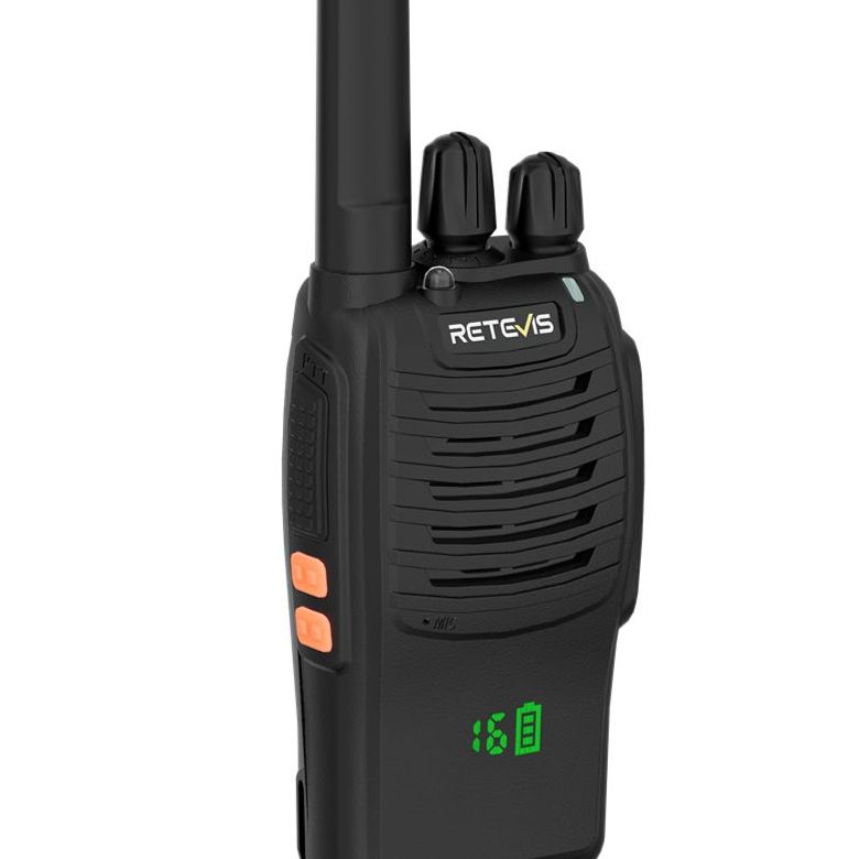 Retevis H777H FRS Radio 6 Packs with 6-Way Charger | License-Free | Hidden Display | USB-C Charging | 1000mAh Battery | VOX