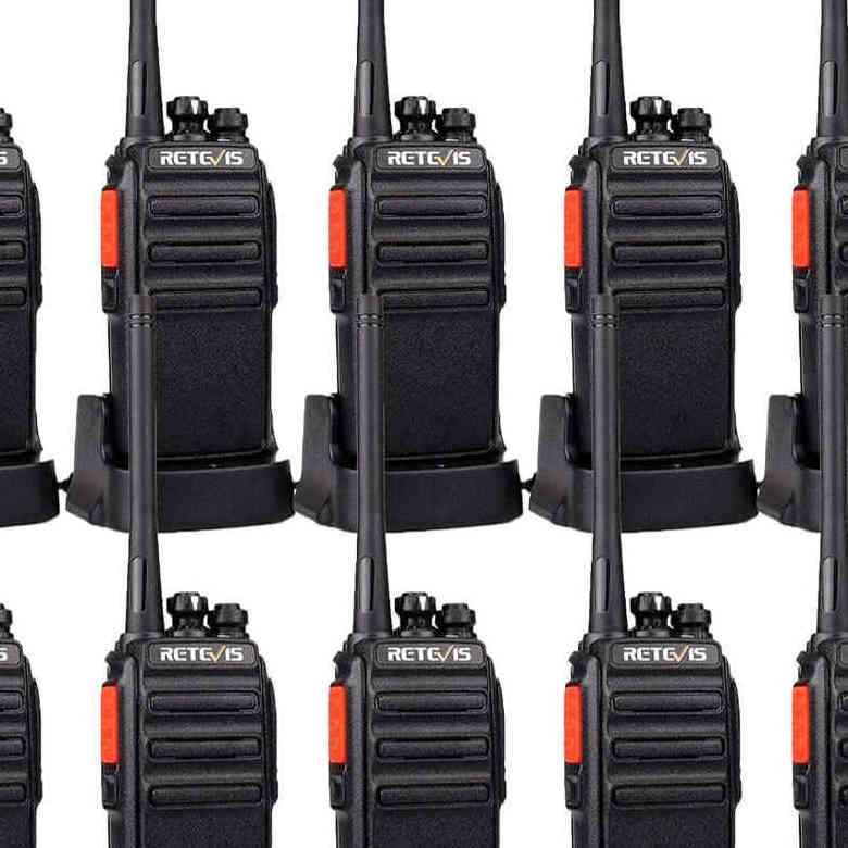 Retevis RT24 PMR446 Radio 10 Packs | License-Free | Long Standby Time | Durable Design | High-Quality Sound