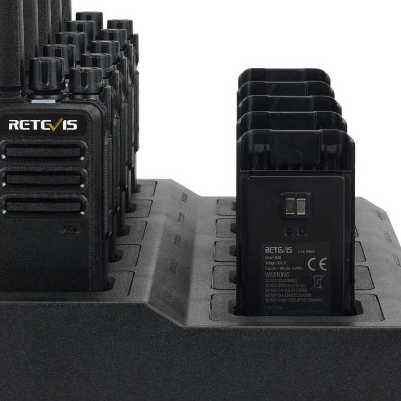 Retevis RT668 PMR446 Radio 10 Packs with 10-Way Charger  | License-Free | Rugged Construction | Long Battery Life | Clear Sound | VOX Hands-Free