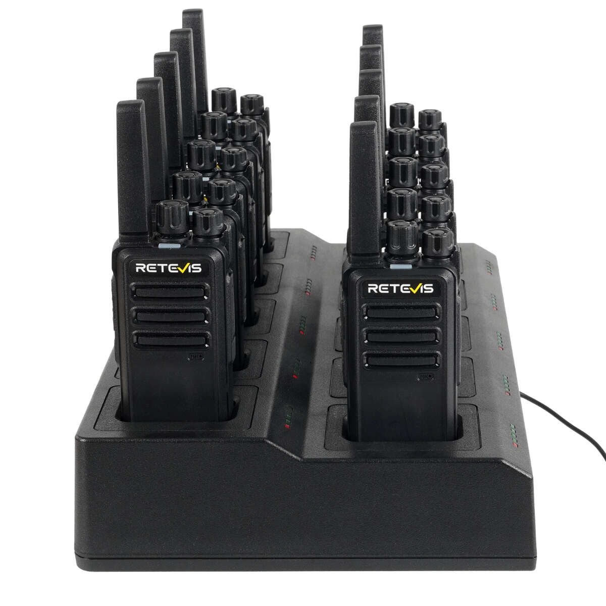 Retevis RT668 PMR446 Hands-Free 2 Way Radios (10PCS) with 10-Way Charger