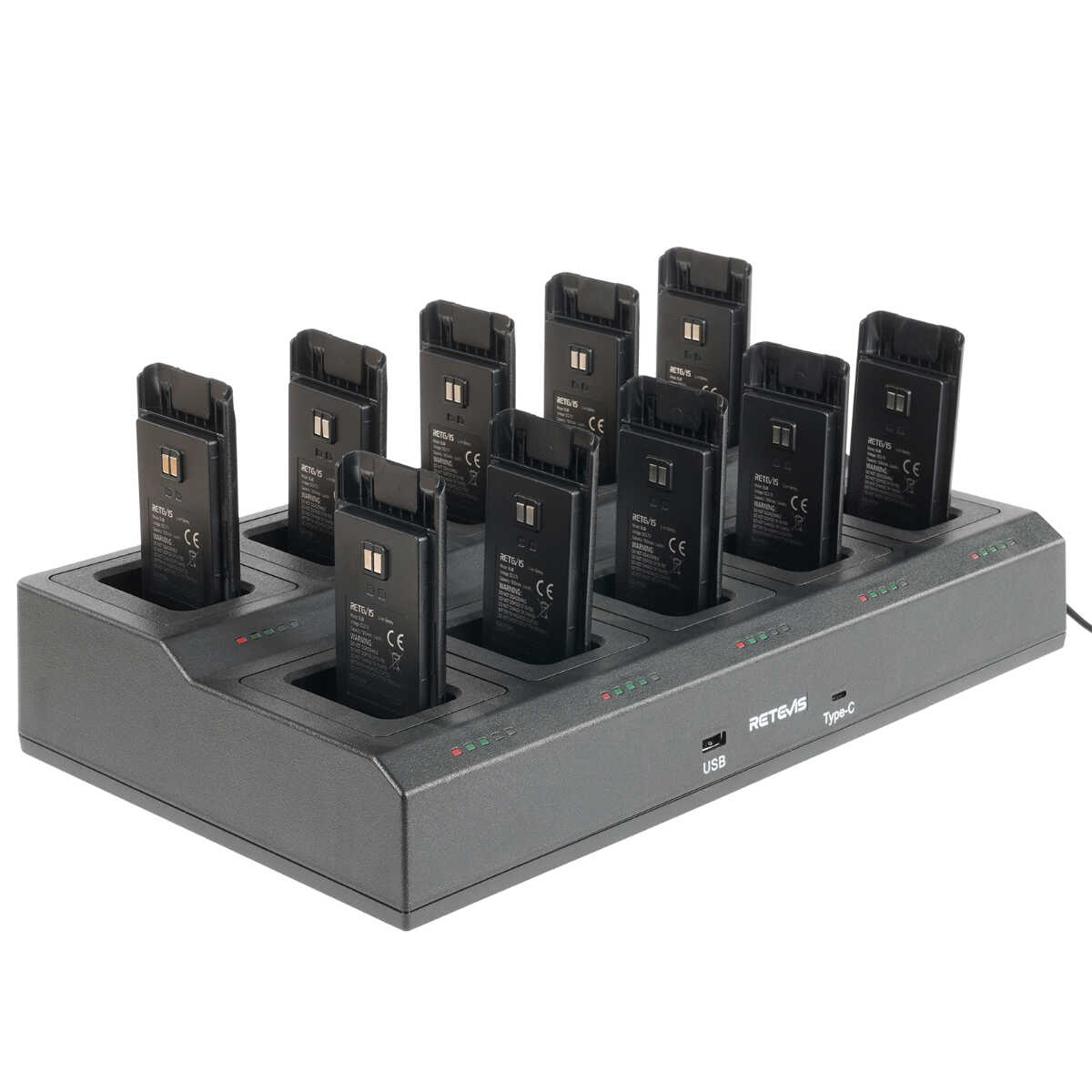 Retevis RT68 License Free Rugged 2 Way Radio with Ten-Way Charger