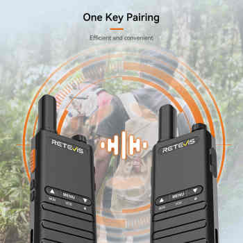 Retevis B3B FRS Business Radio | License-Free | Ultra Thin | Type-C Charging | Long Battery Life | Easy-to-Operate Buttons