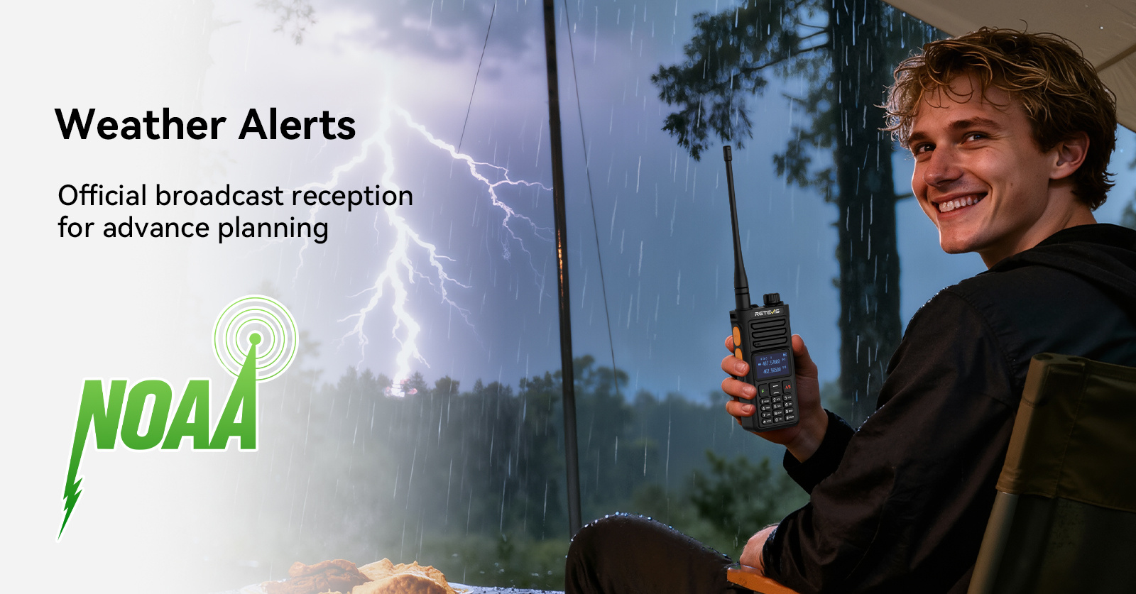 Retevis RA89G with NOAA Weather Alerts