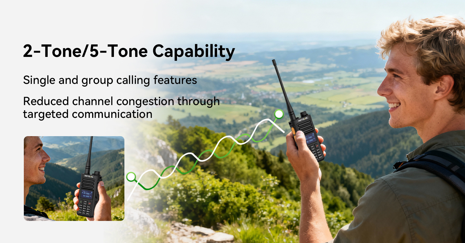 Retevis RA89 with 2-Tone/5-Tone capability