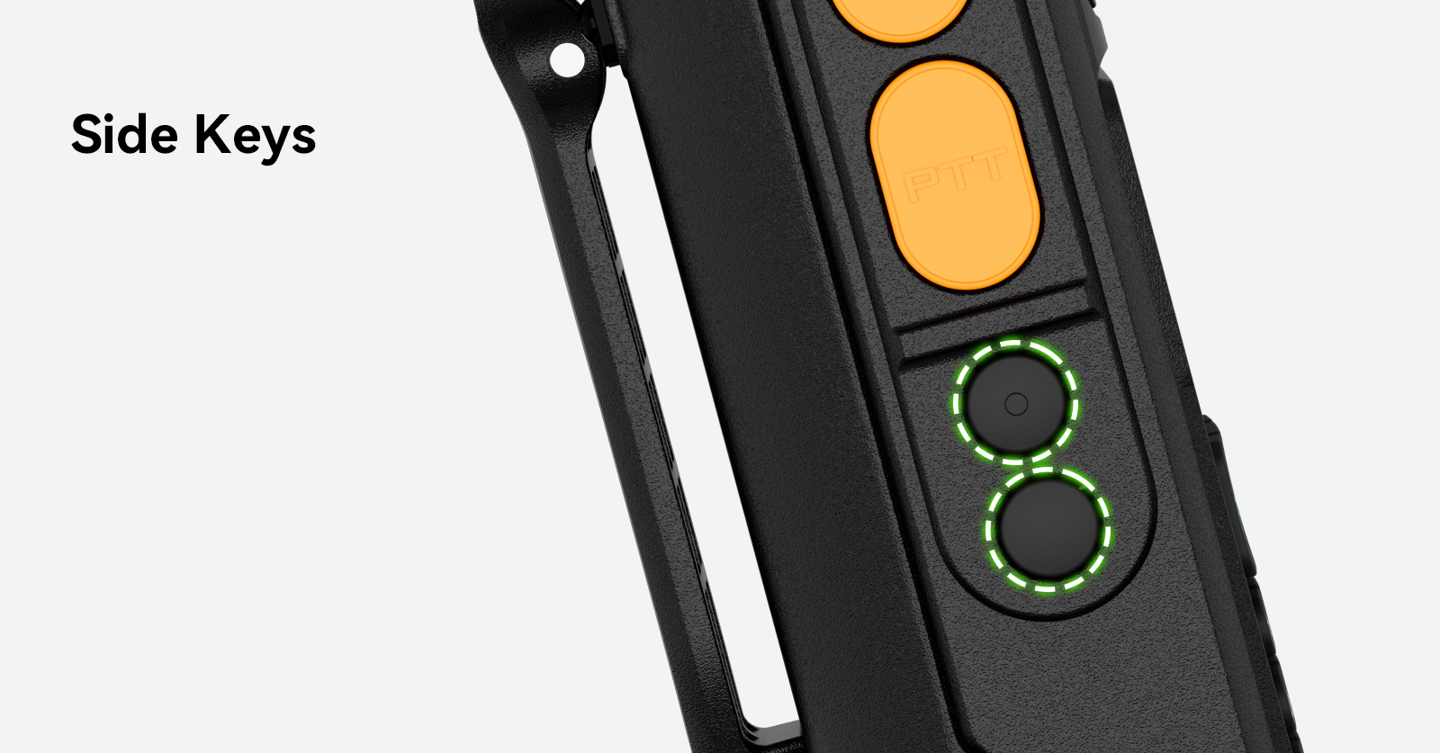 Retevis RA89 Side Keys