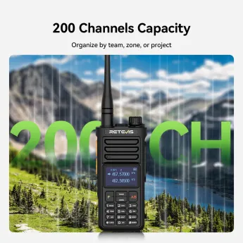 RA89G High Power GMRS Handheld Ham Radio with Bluetooth APP Programming