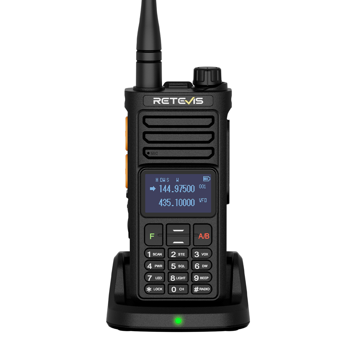  RA89R High Power Dual Band Handheld Ham Radio with Bluetooth APP Programming