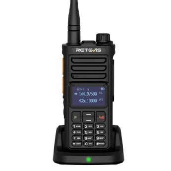 RA89R High Power Dual Band Handheld Ham Radio with Bluetooth APP Programming