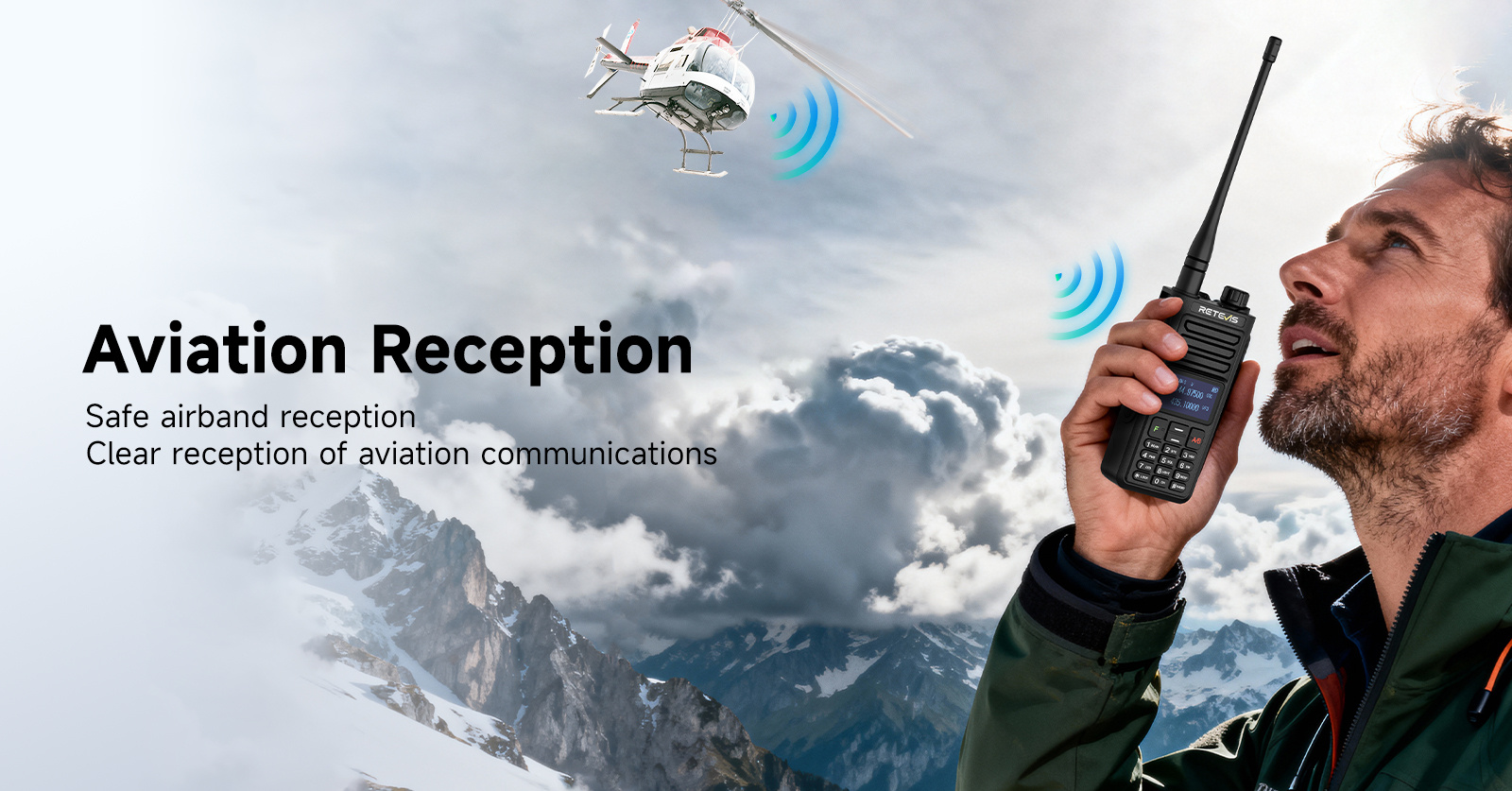 Retevis RA89R supports Aviation Reception