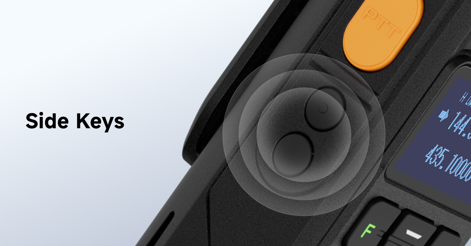 Retevis RA89R: Side Keys