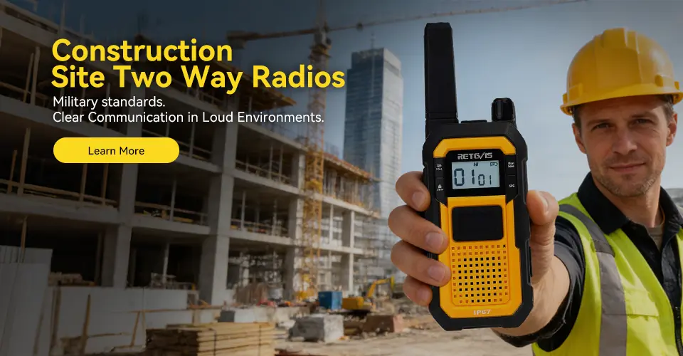 Construction Site Two Way Radios