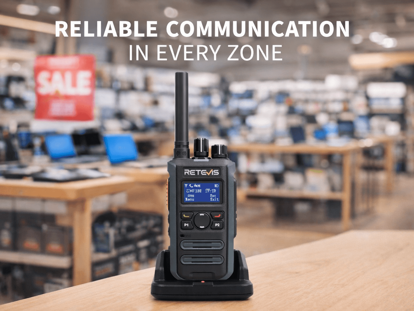 Boosting Retail Store Efficiency with DMR Radios: Ideal Communication Solution | Retevis MateTalk P3 