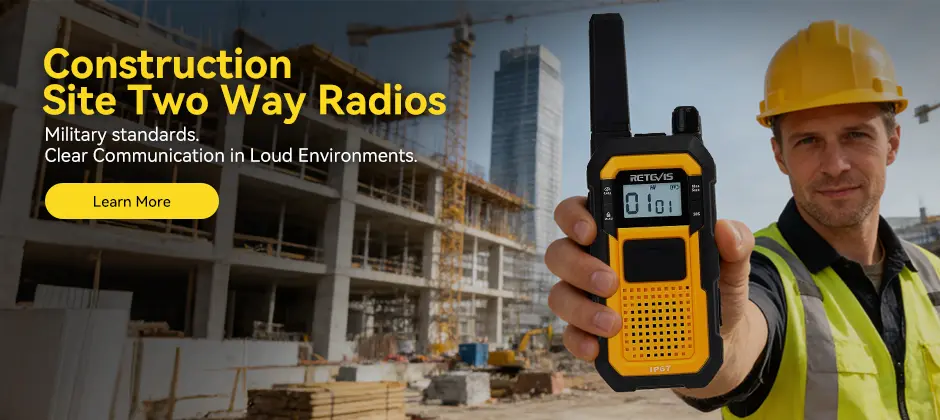 Construction Site Two Way Radios