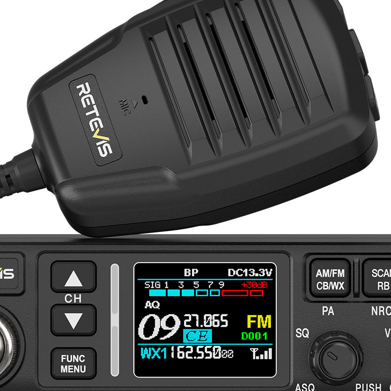 Retevis MB3B Dual-Mode AM/FM CB Radio with NRC Noise Reduction
