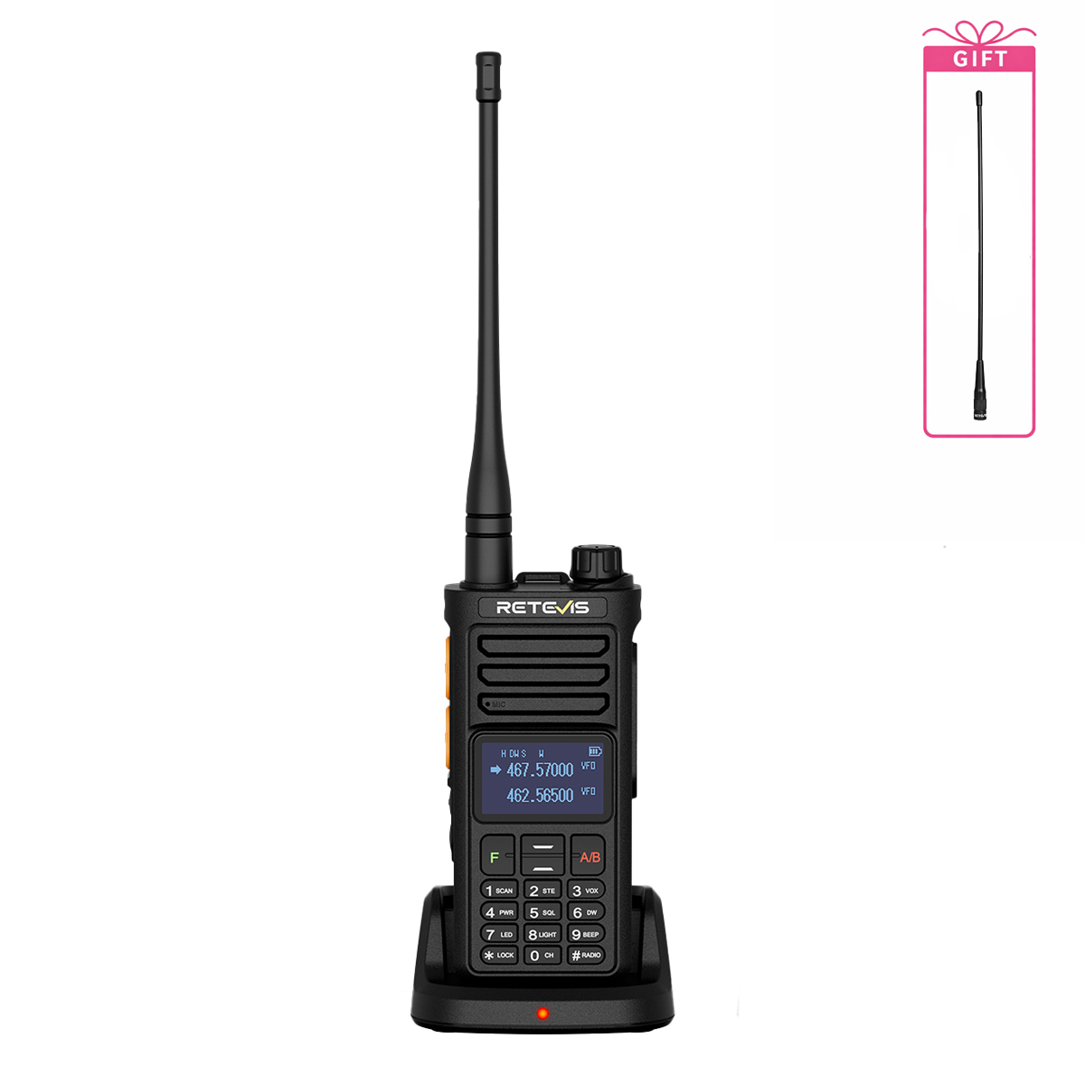 RA89G High Power GMRS Handheld Ham Radio with Bluetooth APP Programming