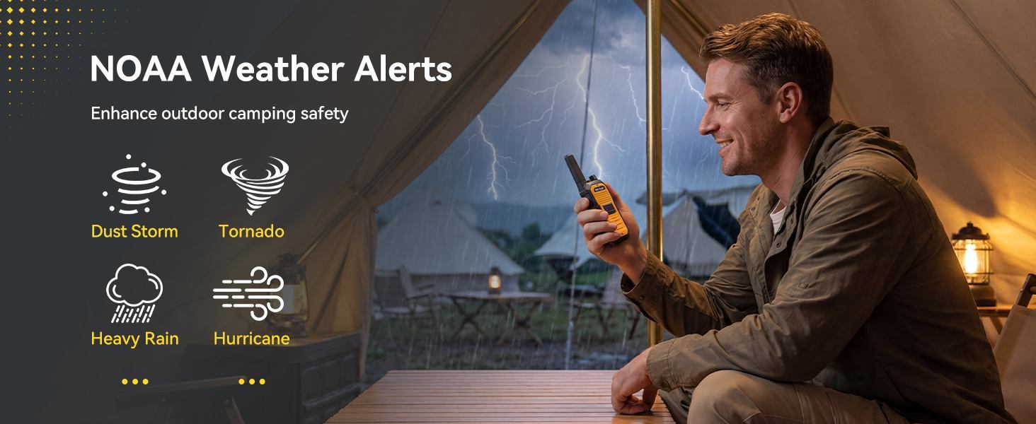 Retevis RB48A with NOAA weather alerts