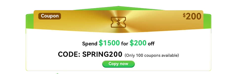 Coupon $200 OFF Mobile