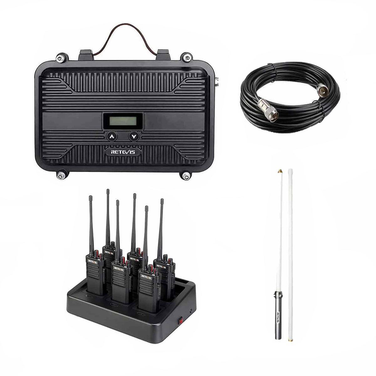 RT97P DMR Repeater with RT29D DMR High Power Walkie Talkies