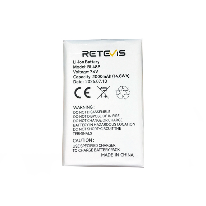 RB48PLUS-2000MAH 7.4V Original Rechargeable Li-ion Battery for RB48 Plus RB48 Pro