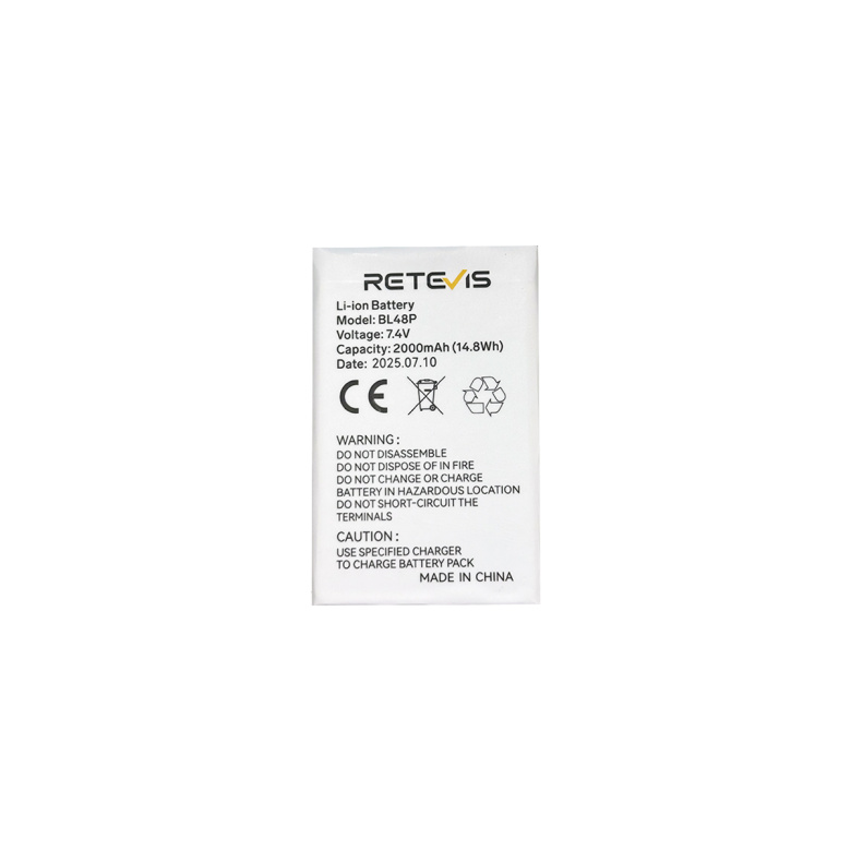 RB48PLUS-2000MAH 7.4V Original Rechargeable Li-ion Battery for RB48 Plus RB48 Pro