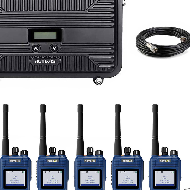 Retevis RT97P DMR Repeater & E2 Intrinsically Safe Two-Way DMR Radio - Explosion Proof Digital Radio Solution