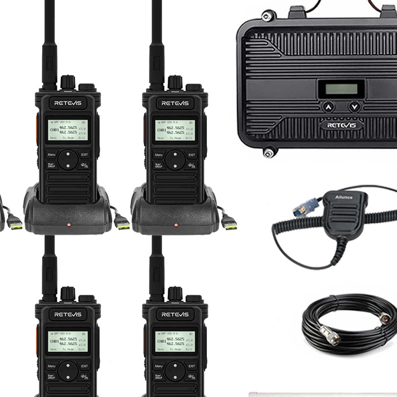 Retevis RT97S Portable Repeater & RT86S GMRS WalkieTalkie Long Range Solution