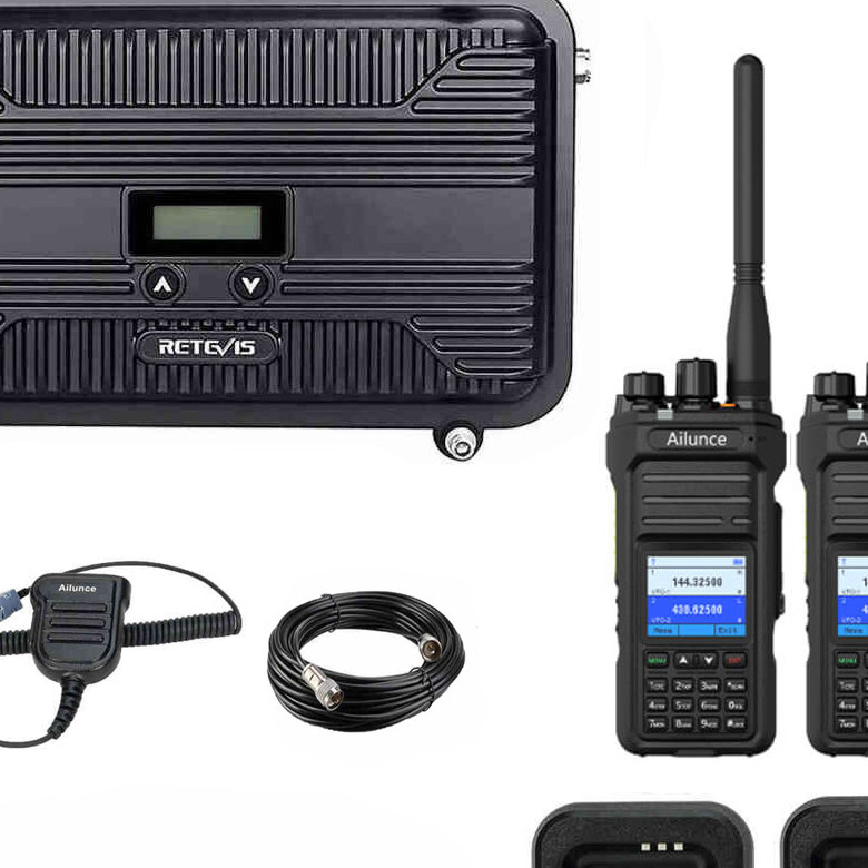 Retevis RT97S Portable Repeater and Ailunce HA1G GMRS Radio Bundle