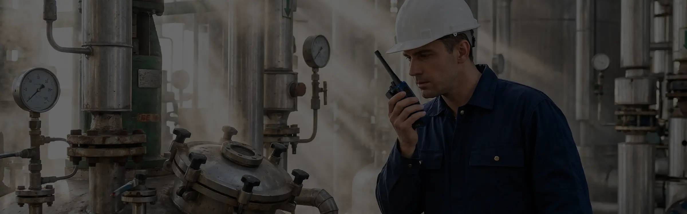 ATEX/IECEx certified radios are intrinsically safe for high-risk factory wide areas