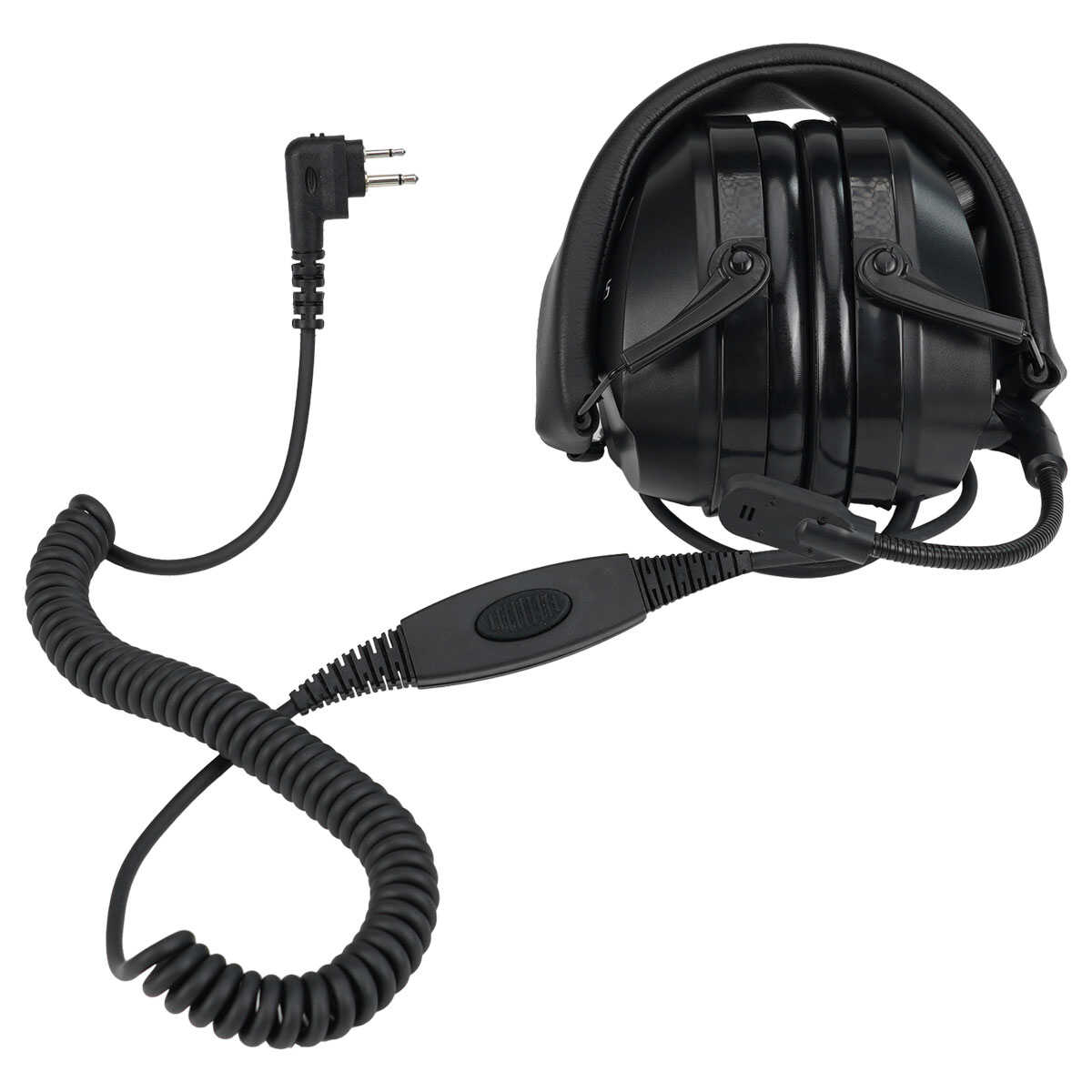 Retevis EHM002 Over-the-Head Noise Reduction Headset for Motorola 2-Pin Two-Way Radios
