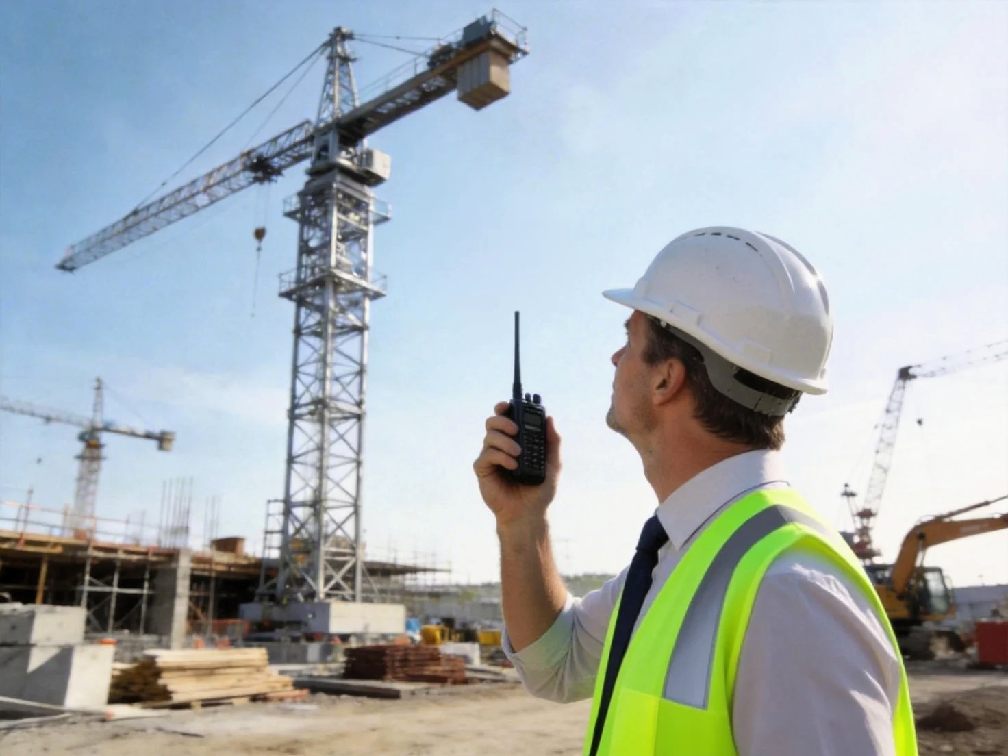 Radio Remote Control for Cranes: Reliable Communication on Busy Construction Sites