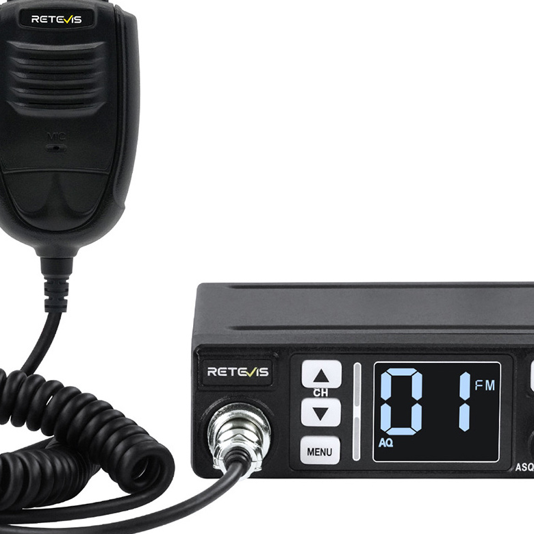 Retevis MB3/MB63 40 Channels Mini CB Radio with Backlit LCD Display