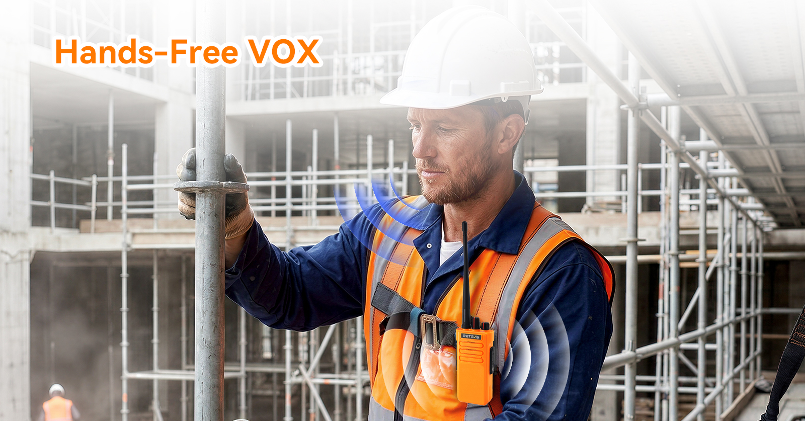 Retevis RT29 with VOX for hands-free communication